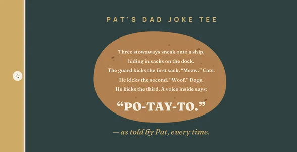 Pat joke flag