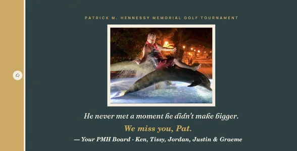 Pat tribute flag