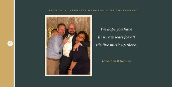 Ken and Deanne tribute flag