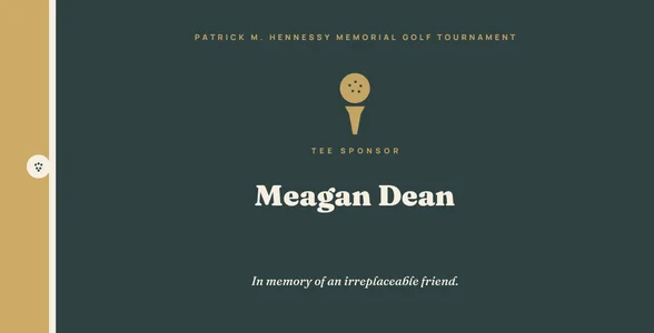 Meagan Dean sponsor flag